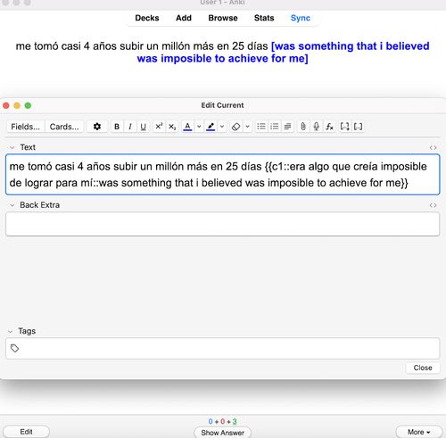Anki example