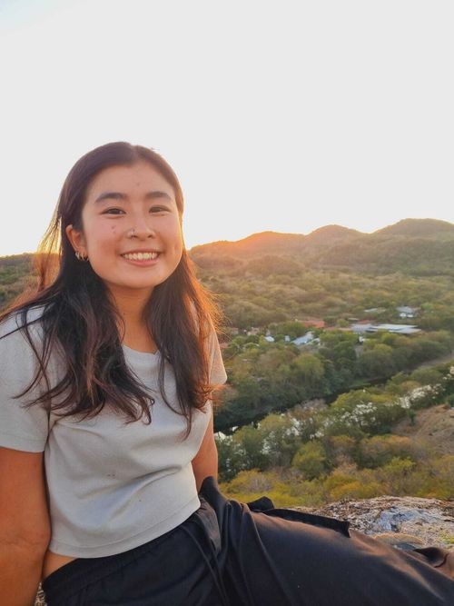A picture of Rachel taken in El Sauce, El Salvador